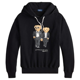 Polo Ralph Lauren The Ralph & Ricky Tuxedo Bear Hoodie, Sort